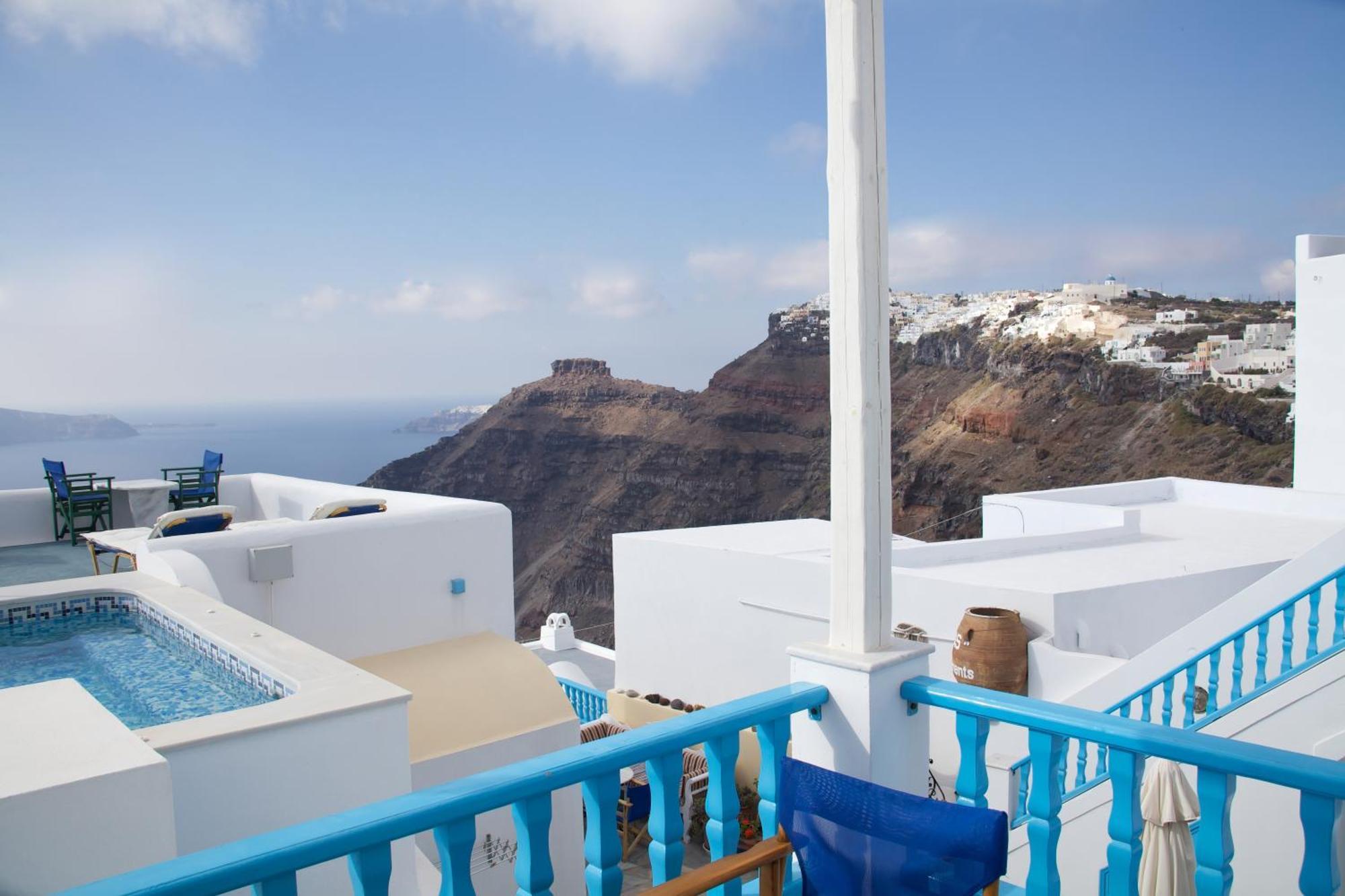 Vallas Apartments & Villas Firostefani Bagian luar foto
