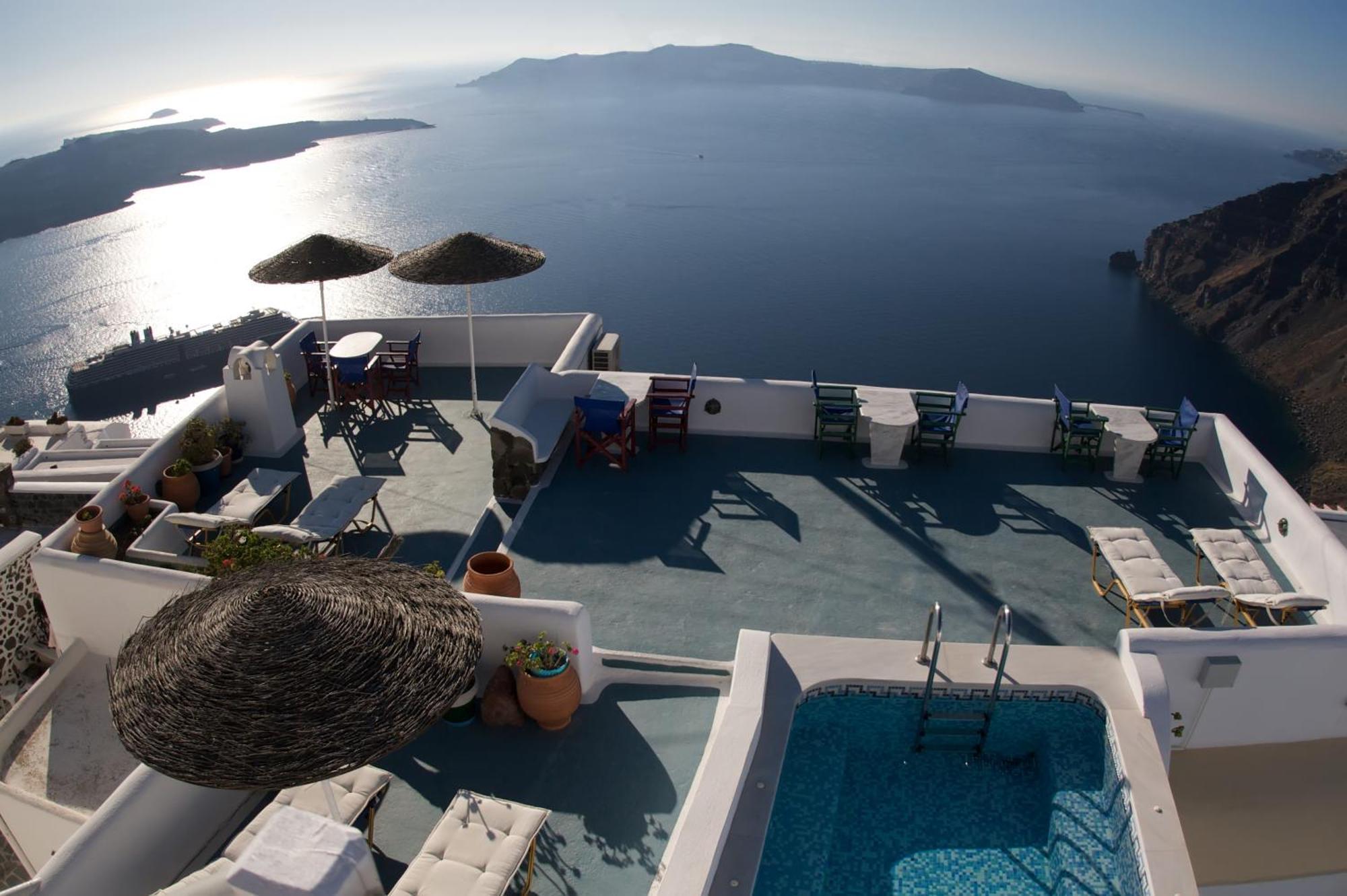 Vallas Apartments & Villas Firostefani Bagian luar foto