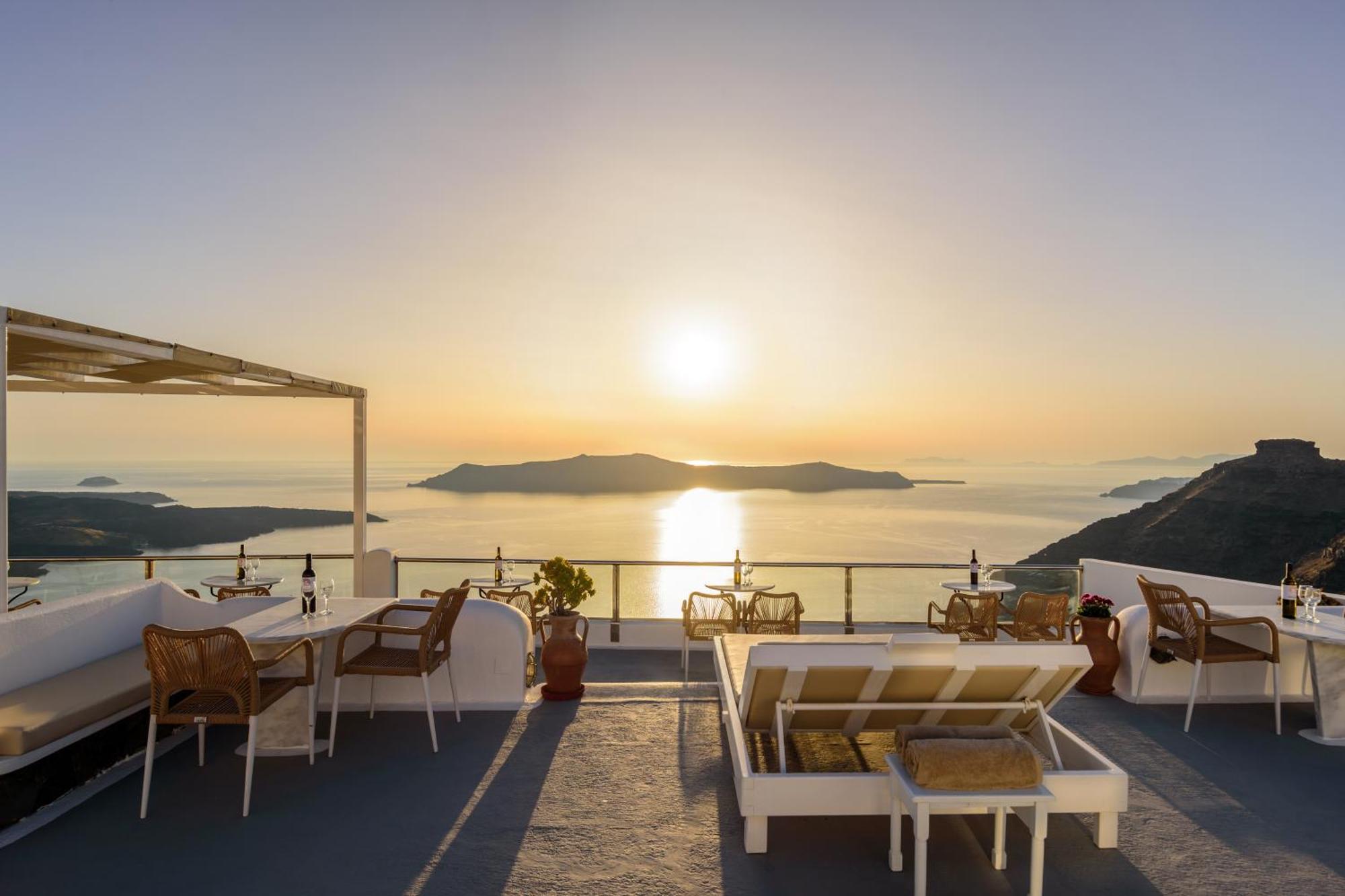 Vallas Apartments & Villas Firostefani Bagian luar foto