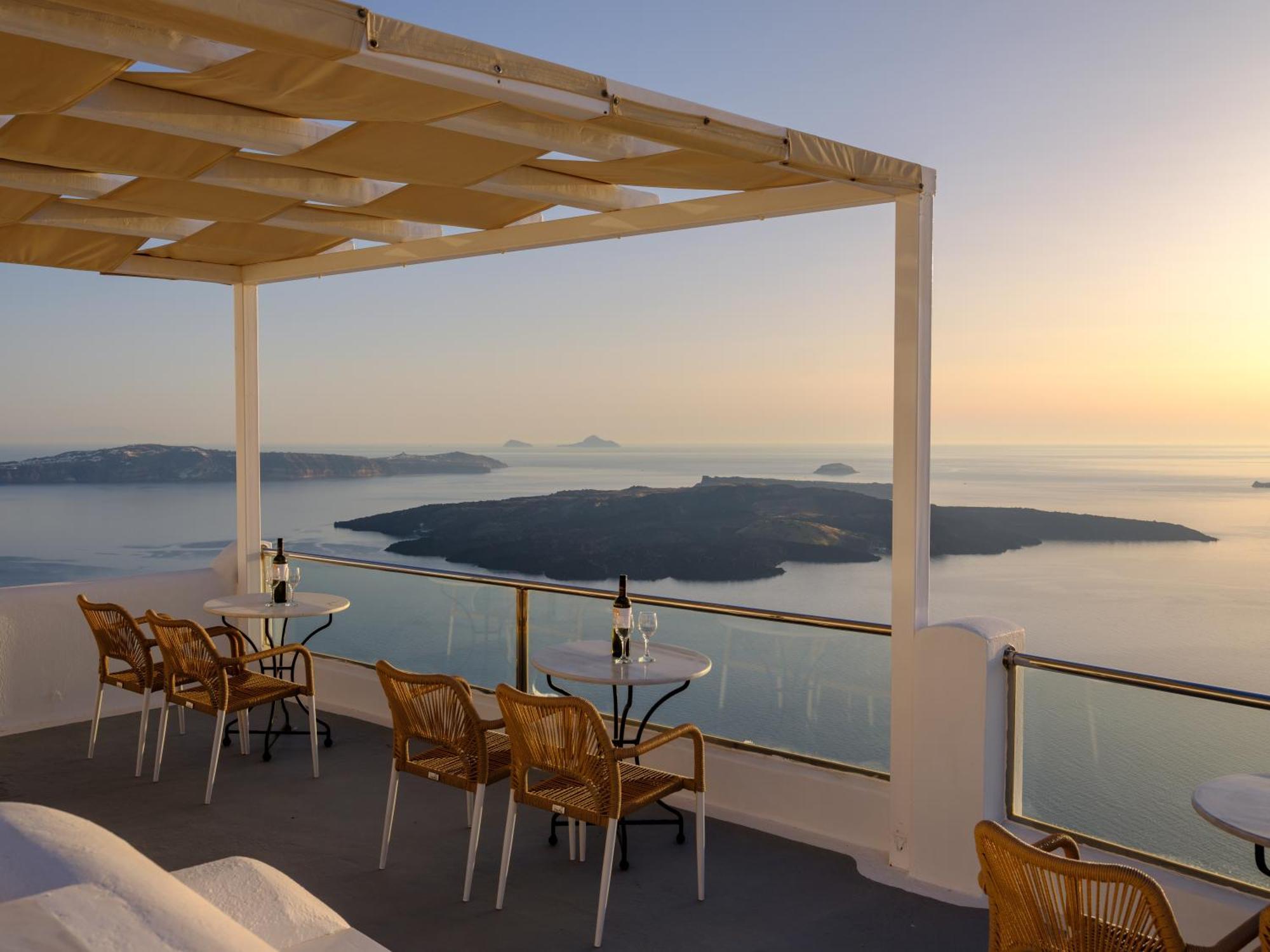Vallas Apartments & Villas Firostefani Bagian luar foto